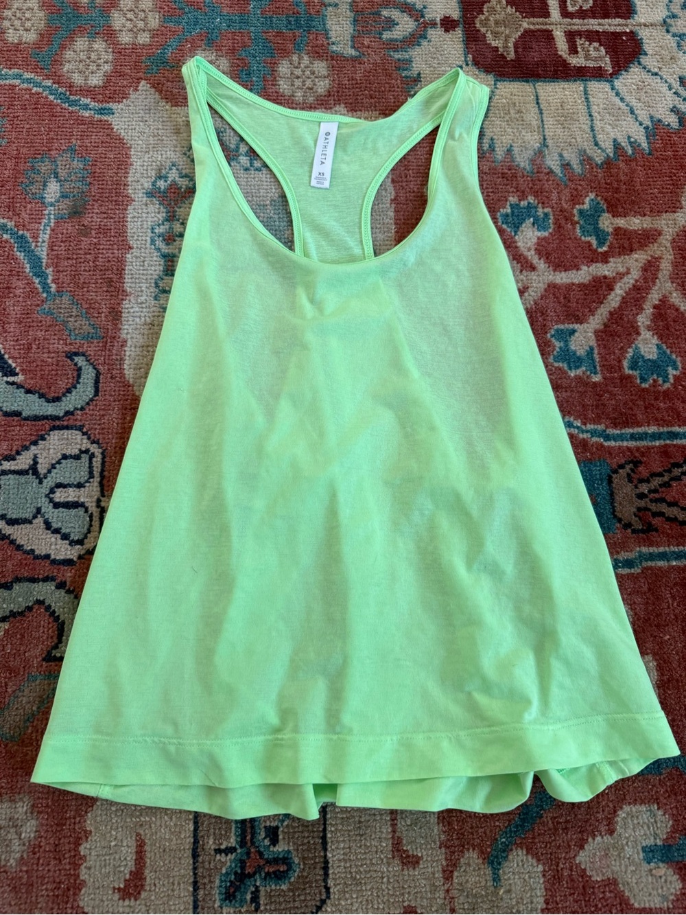 Athleta Bright Lime Racerback Tank